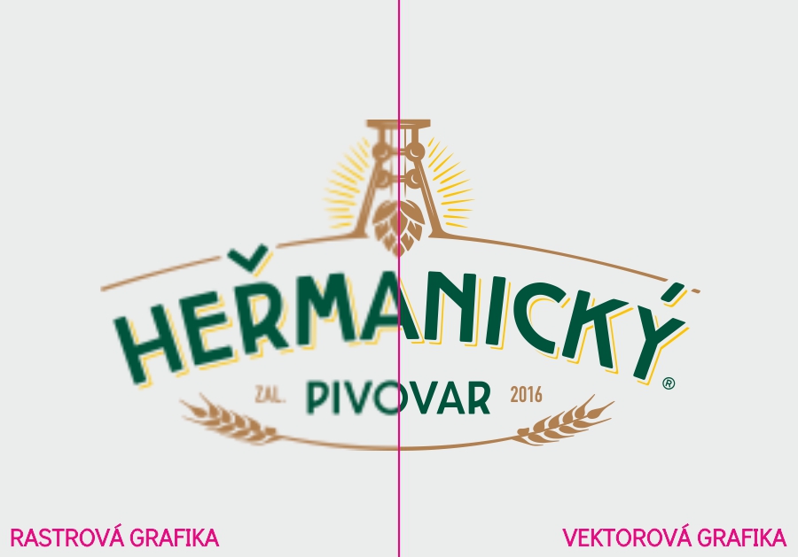 Rastr vs. vektor po zvětšení