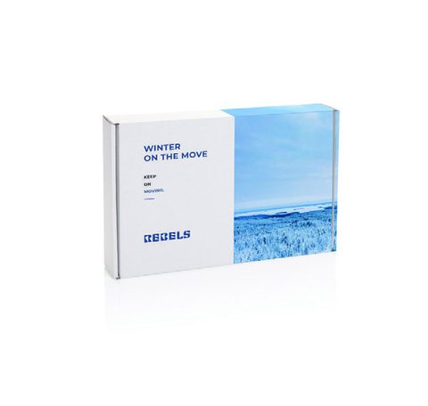 Geschenkbox mit Motiv „Winter on the move“ zum Set Winter on the move