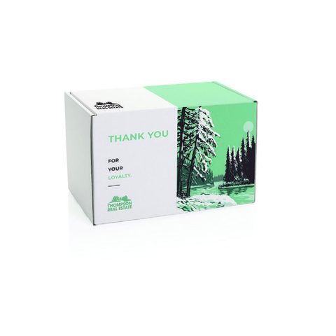 Geschenkbox mit Motiv „Thank you“ zum Set Exclusive gifting