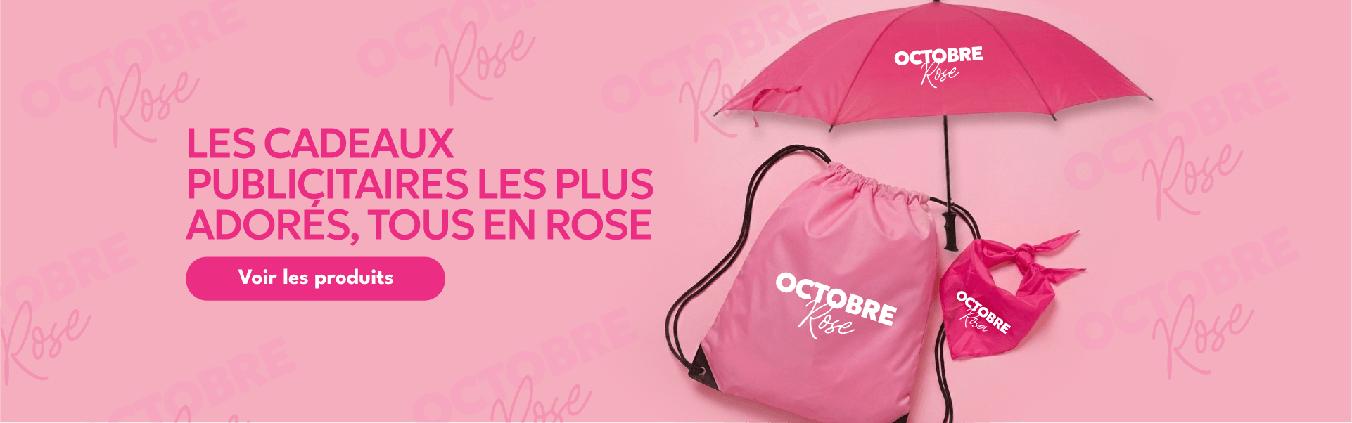 Les cadeaux publicitaires les plus adorés, tous en rose