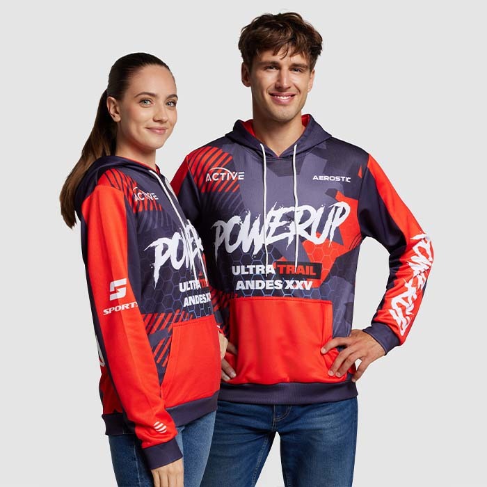 Sweat à capuche sublimé avec poche