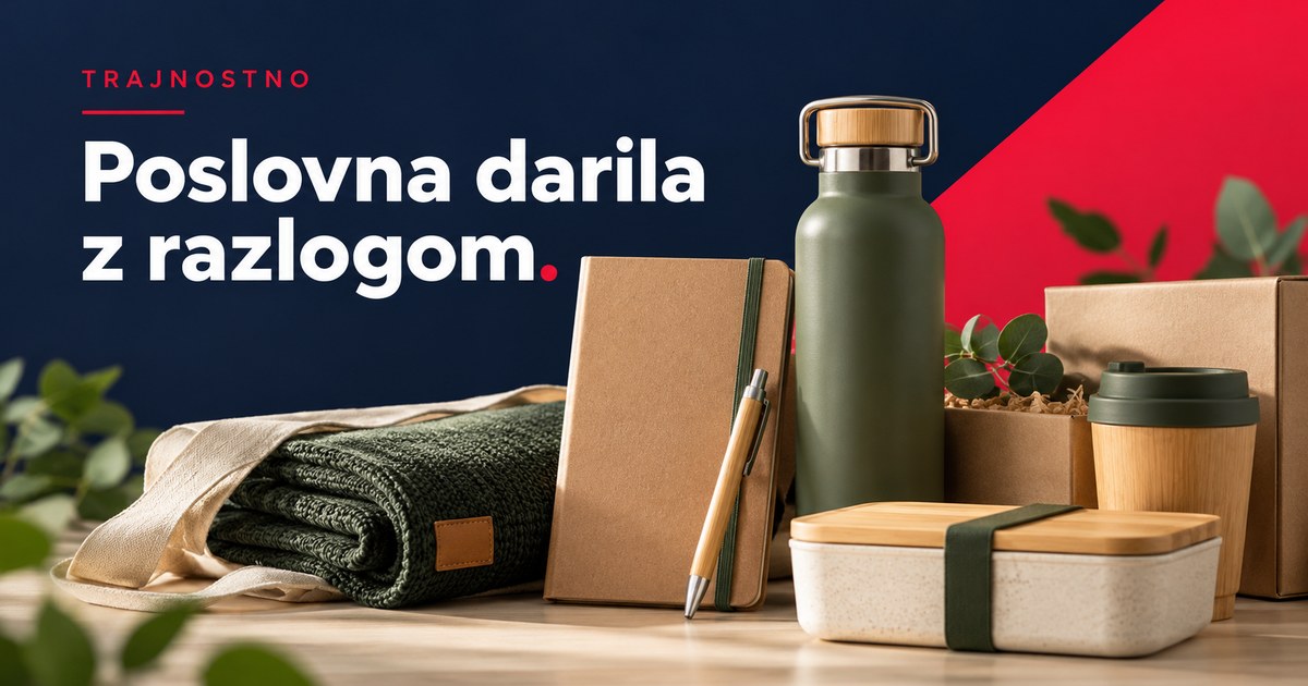 Trajnostna poslovna darila in promocijski izdelki
